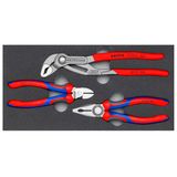 KNIPEX 00 20 01 V26 Pliers Set “Bestseller” 3 parts in a foam tray