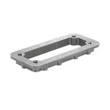 HDC enclosures, Size: 8, Protection degree: IP66, IP68, in plugged condition, Counter frame, Clamping yoke connection, Standard