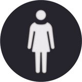 Foil imprint symbol Lady for round LED signal light, Accessories