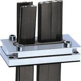 Universal cable entry aluminium housing Sealing insertion part without drilled-h