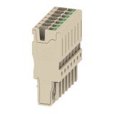 Plug (terminal), SNAP IN, 2.5 mm², 24 A, 800 V, Number of connections: