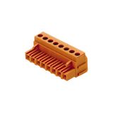 PCB plug-in connector, female plug, 5.08 mm, Number of poles: 4, 180°, Clamping yoke connection, Clamping range, max. : 1.5 mm², Box