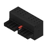 PCB plug-in connector, female plug, 7.62 mm, Number of poles: 8, 180°, PUSH IN with actuator, Tension-clamp connection, Clamping range, max. : 10 mm², Box