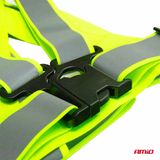 Reflective safety belt vest green color EN20471