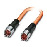 K-8E-M23F8/2,0-H00/M23F8-C5 - Connector in molded plastic on both sides