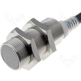 Proximity sensor, inductive, brass-nickel, M18, shielded, 5 mm, NO, 0. E2E 8569D