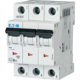 PL6-D6/3 Miniature circuit breaker (MCB), 6 A, 3p, characteristic: D