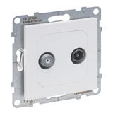 TV-SAT MALE STAR 2 CABLES WHITE