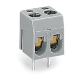 PCB terminal block 2.5 mm² Pin spacing 5.08 mm gray