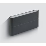 ANTHRACITE WALL LIGHT 2x3W WW IP54 230V