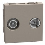 Light Now - socket TV-SAT star 2m stone