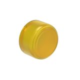 Yellow rubber boot for extended and illuminated extended pushbuttons
