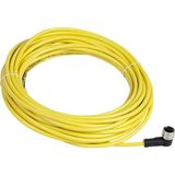 FEMALE 1/2INCH 20UNF PREWIRED CONNECTOR 3 PIN ELBOWED 20M PUR CABLE (C