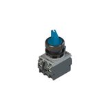 Complete unit with illuminated 4 positions selector, fixing adapter and contacts