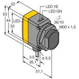 Photoelectric Sensor Diffuse Mode Sensor with Fixed-Field Background Suppression   QS30VR3FF200QPMA