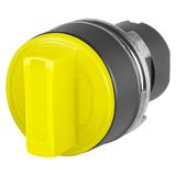 Knob selector switch,illuminated,yellow,2-position, Cam A
