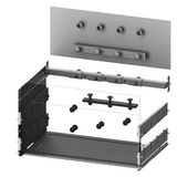 Connection vertical busbar 3WA size 1, withdrawable, covered by: compartment door W: 600 mm The