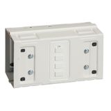 Jointing unit, Canalis KS, 1000A, 3L+N+PE polarity, IP55, white RAL9001