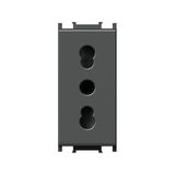SOCKET ITALIAN P17/11+KS 2P+E 16A 250V~ 1M AT 6118935