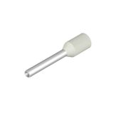 Wire-end ferrule, Standard, 12 mm, 10 mm, white