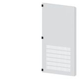 SIVACON, door half, left, with ventilation openings, IP20, H: 1800 mm, W: 800 mm, RAL