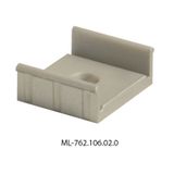 Plastic handle for PD, PB, NT profile