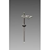 Hanger bolt M12x250 with adapter plate Rail profile 37/45/65