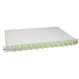FO Splicebox, 24 Fibers, SC, 50/125æm OM5, 19", 1U, Class C