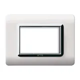 44 MOULD.PLATE WHITE CHROME FR.  3M