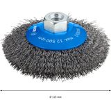Bevel Brush Crimped 115 mm Steel