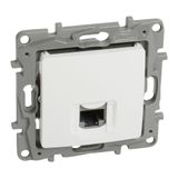 RJ45 socket Niloé category 5 UTP 360° shielded white