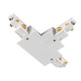 T-connector  S-TRACK 3-phase-recessed rail ,IP20,white