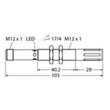 Temperature and Humidity Sensor With Serial Interface   M12FTH4Q