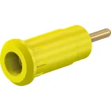 2 mm socket, round plug connection, mounting Ø 8.3 mm, CAT III, yellow, 65.9193-24