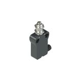 Modular prewired switch with plunger with M12 threaded bearing