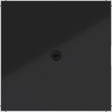Central plate for cable entry piece, A.x/C.x, glossy night black