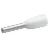 Insulated wire end ferrule, 0.5 mm², 14 mm/8 mm long, DIN 46228/4, white, 4698