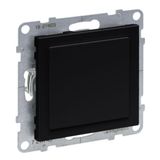 BLANKING PLATE WITH MOSAIC ADAPTOR BLACK