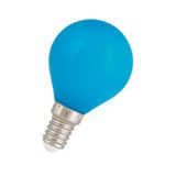 LED Ball G45 E14 240V 1W Blue
