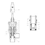 Spare part OFV  20 incl. guide