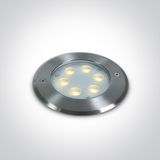 6X1W CW SS316 IP68 RECESSED UNDERWATER 24V