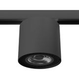 SPOT FOR 3-PHASE RAIL TIUBE BLACK GU10 4000K 7W 530LM MYL.00039