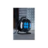 HOEGERT Rubber Insulated Drum Extension Cord 30 m