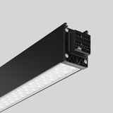 LINEDO, 21 W, 3150 lm, 850, black, on/off Continuous line luminaire, L