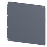 SIVACON, mounting plate, Quick assembly with screws, perforated, H: 1000 mm, W: 1000 mm, zinc-plated