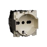 L.NOW - UNEL SOCKET + 10/16A CHAMPAGNE