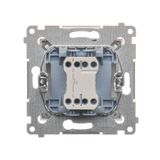 Key with the "cross" pictogram for switches and electronic controllers, Bronze matt, metalic