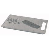 XMN341406-630-BF Mounting plate for  W = 600 mm, NZM3 630A, vertical
