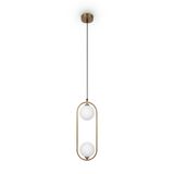 Modern Ring Pendant lamp Brass