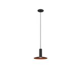 LALU®, pendant light, Led Base, Mix&Match, recessed, 150cm, 9.5W, 3000K, PHASE, black